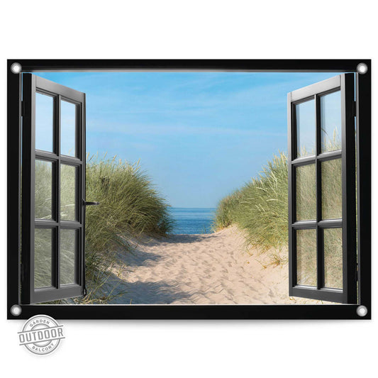 Outdoor Art Window to the sea 50x70