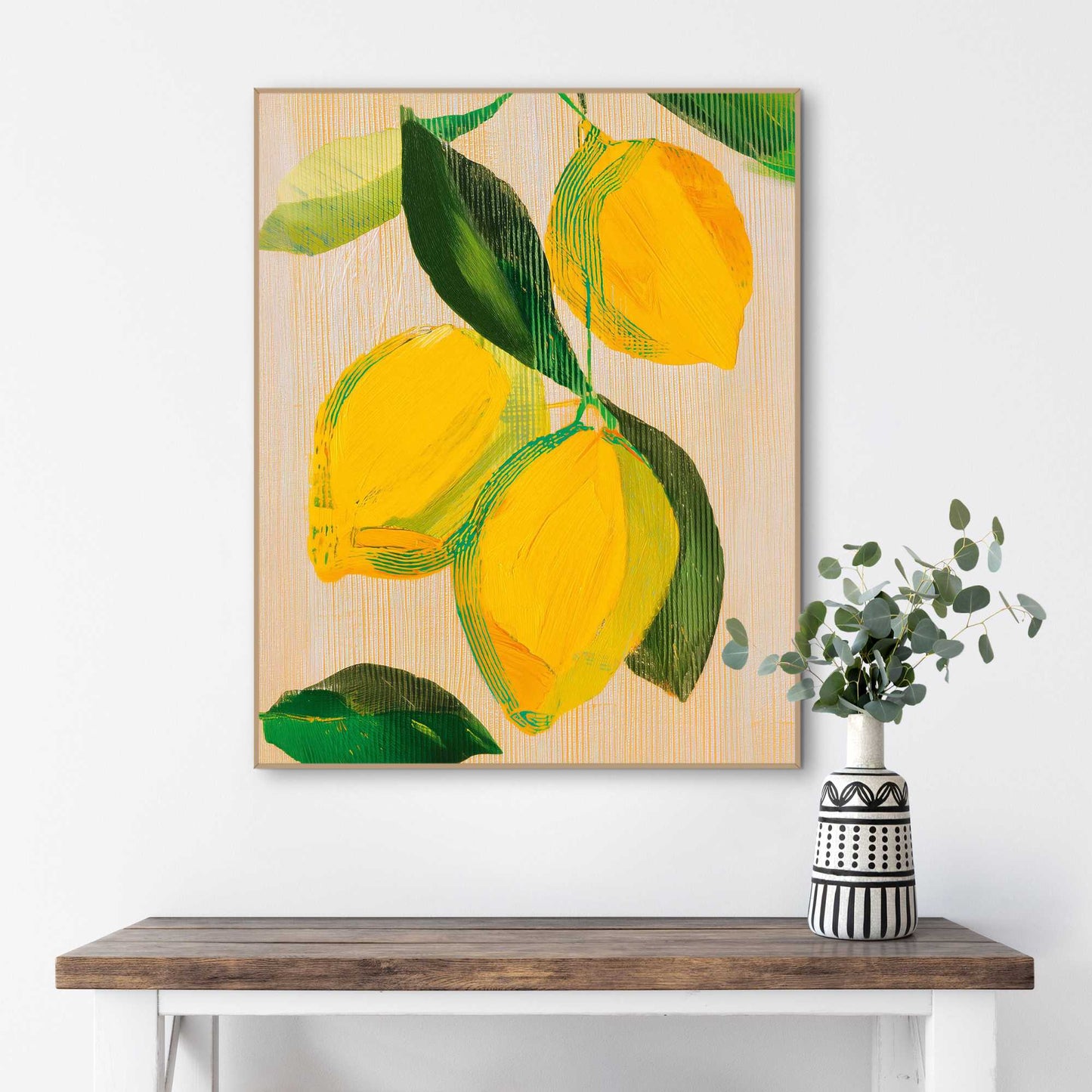 Framed Poster Zesty vibes 50x40