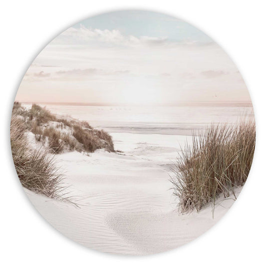 Circle Art Sunrise in the dunes 50x50