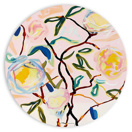 Circle Art Flower drawing 50x50