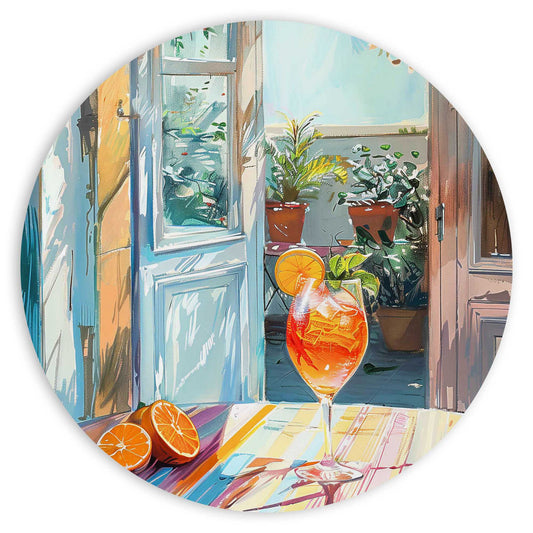 Circle Art Sunshine & spritz 50x50