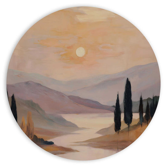 Circle Art Pastel horizon 50x50