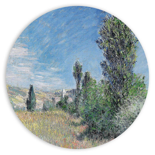 Circle Art Landscape in Ile Saint-Martin by Monet 50x50