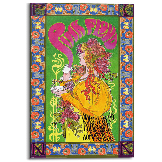 Wall Art Panel Prink Floys Marquee 90x60