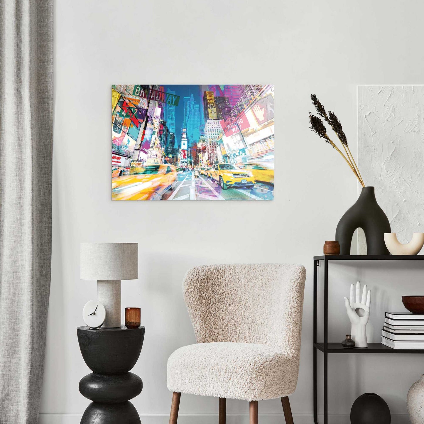 Plexiglass Busy time in New York 50x70
