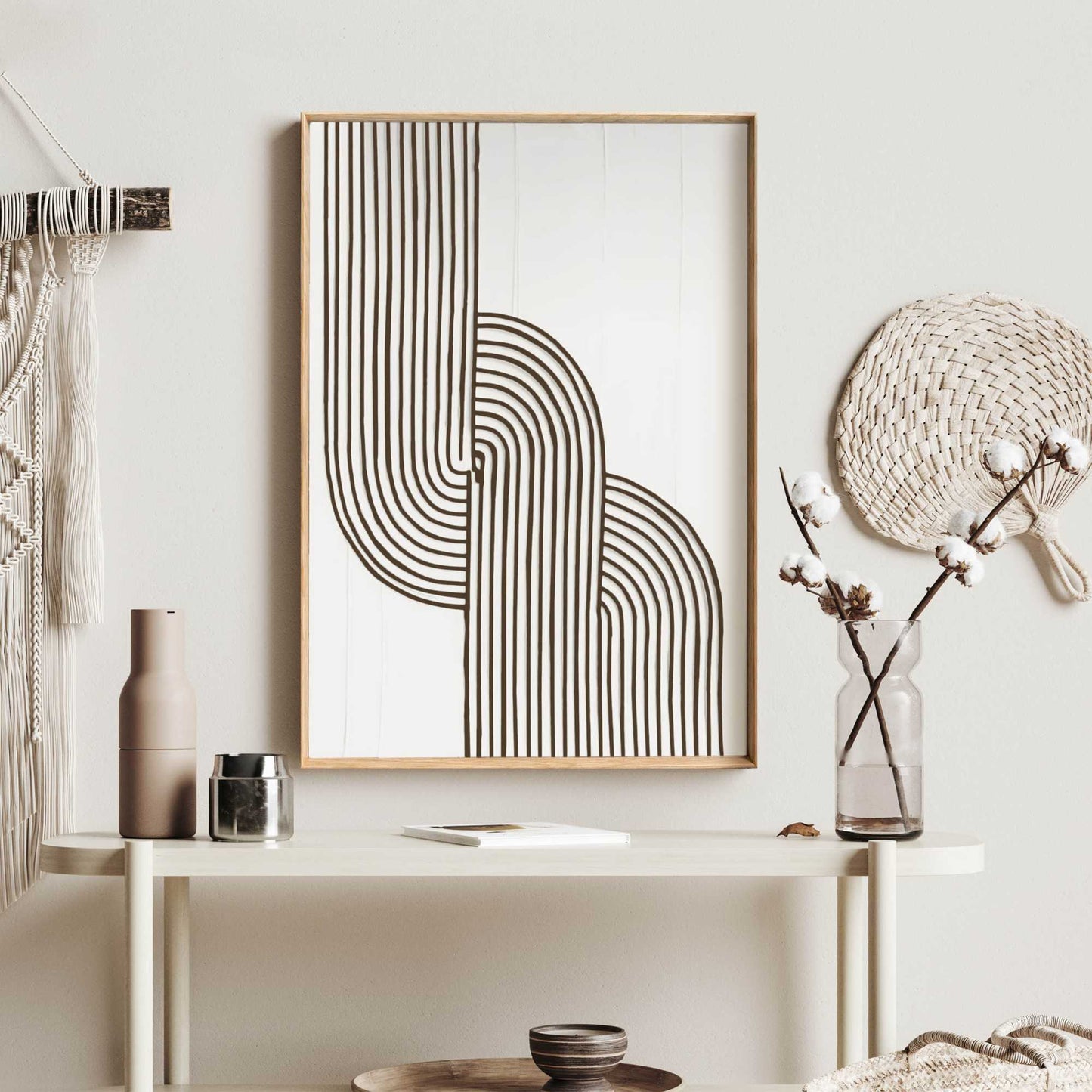 Handmade Art Strong - grey taupe 70x50