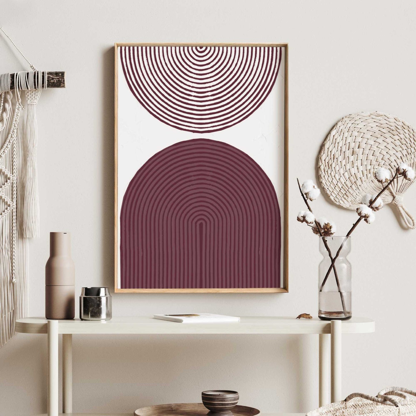 Handmade Art Bows - bordeaux 70x50