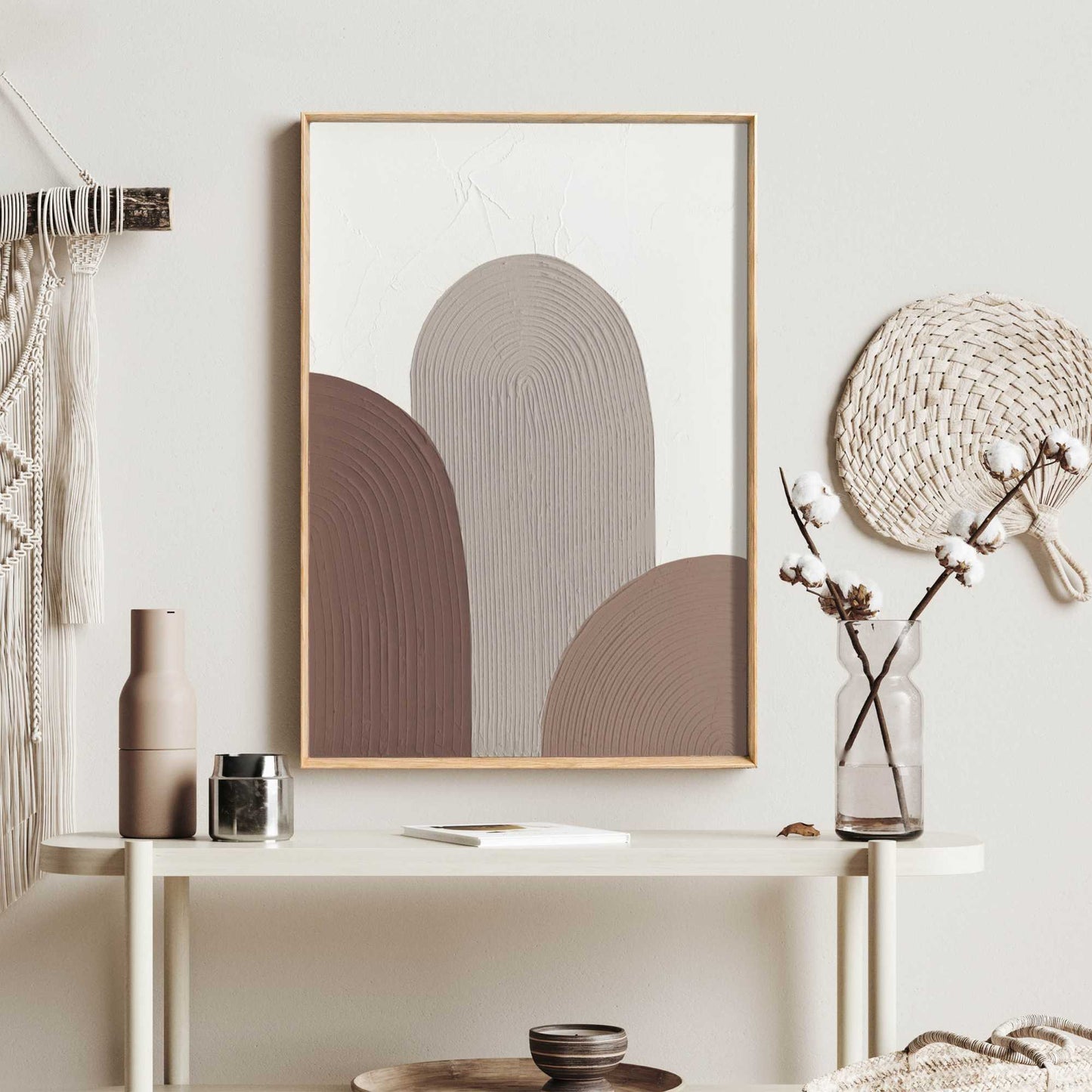 Handmade Art Arches - brown 70x50