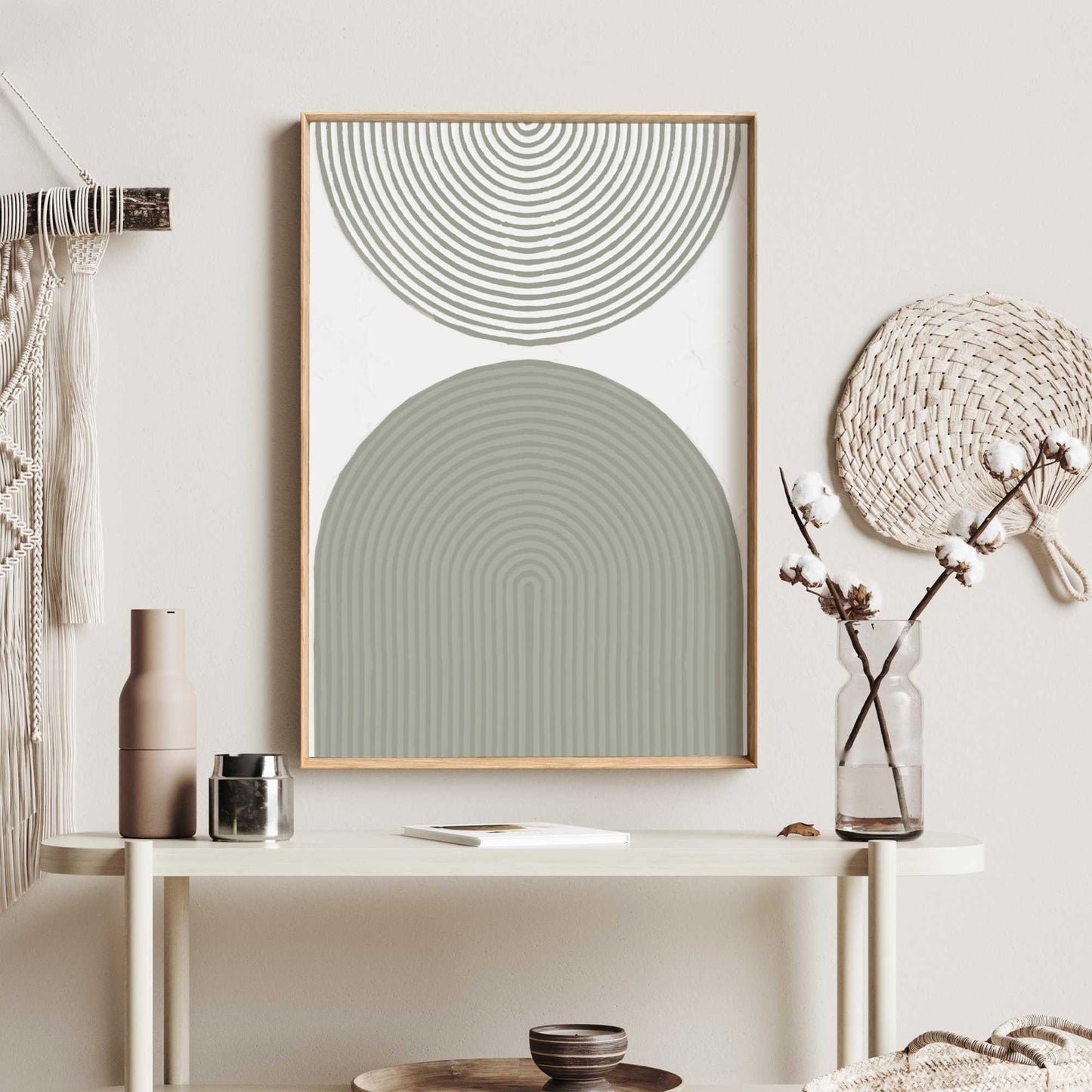 Handmade Art Bows - sage green 70x50