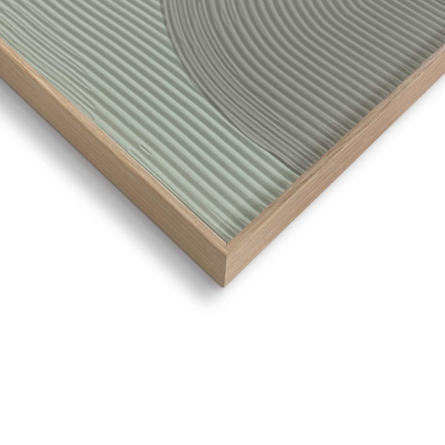 Handmade Art Organic shapes - green 70x50