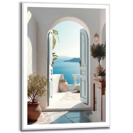 Framed Poster Passage to the sea 70x50