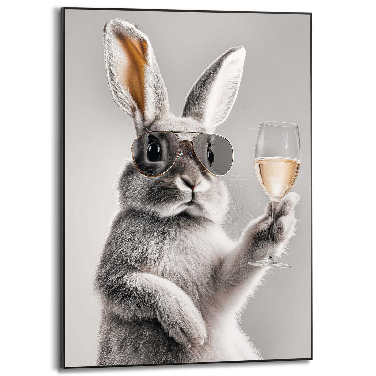 Framed Poster Shades & Champagne 70x50