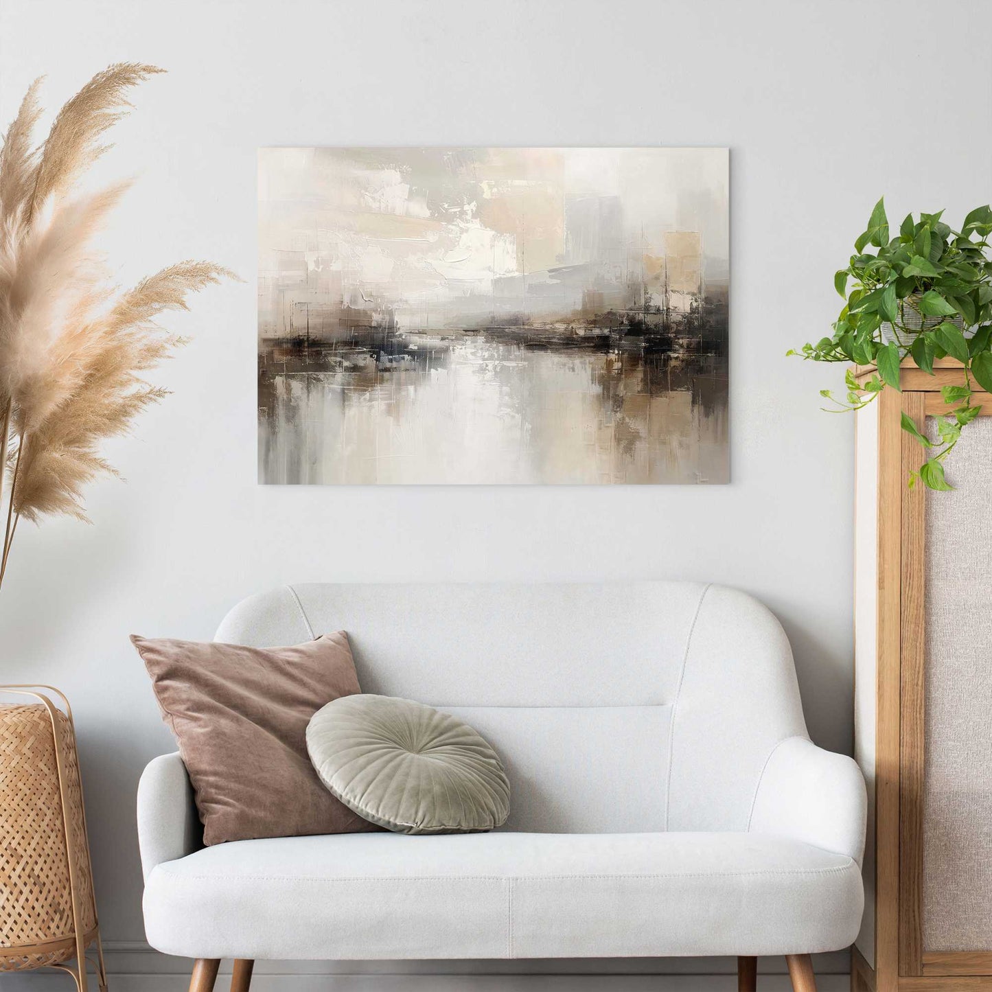 Canvas Abstraction Skyline 50x70