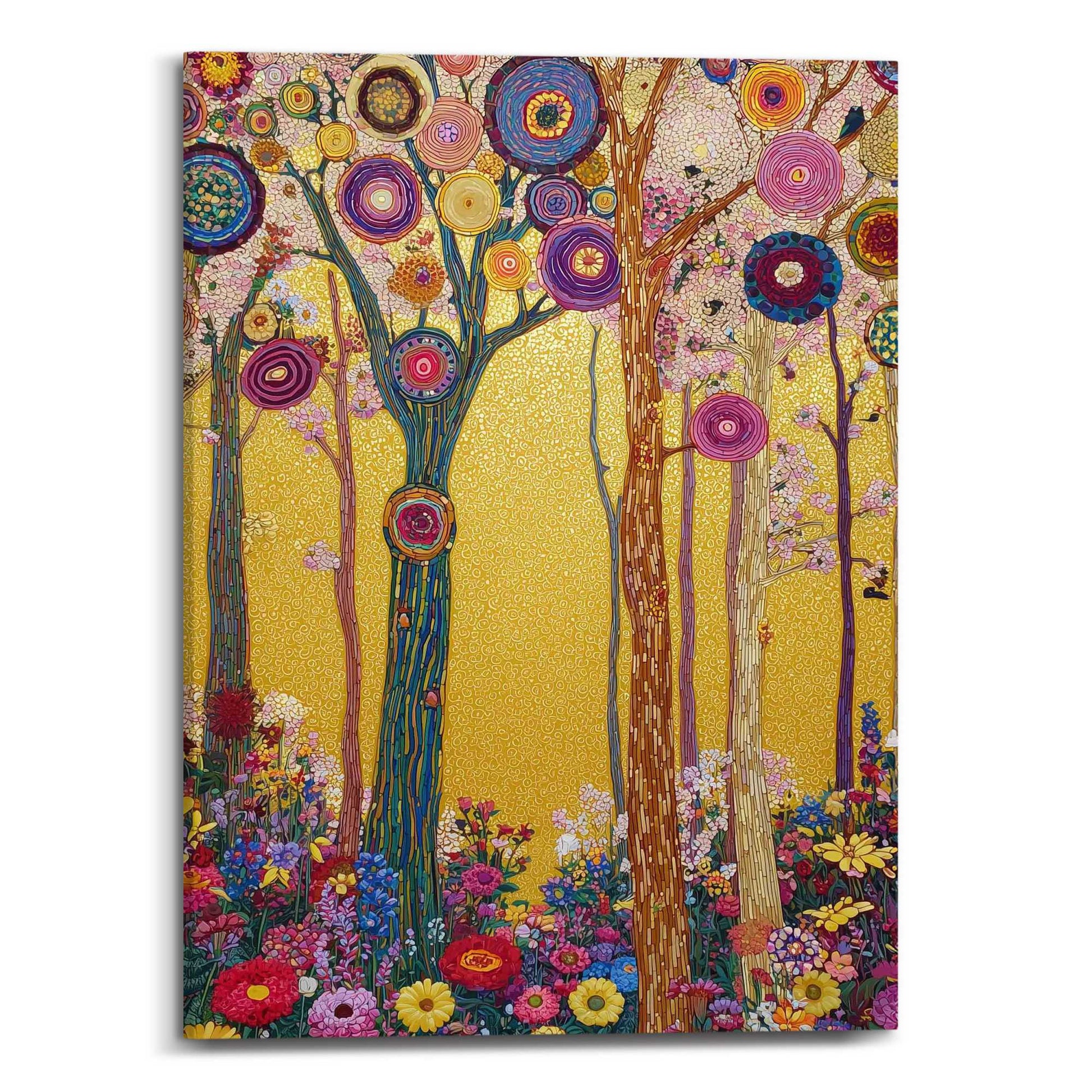 Canvas Colourful forest 70x50