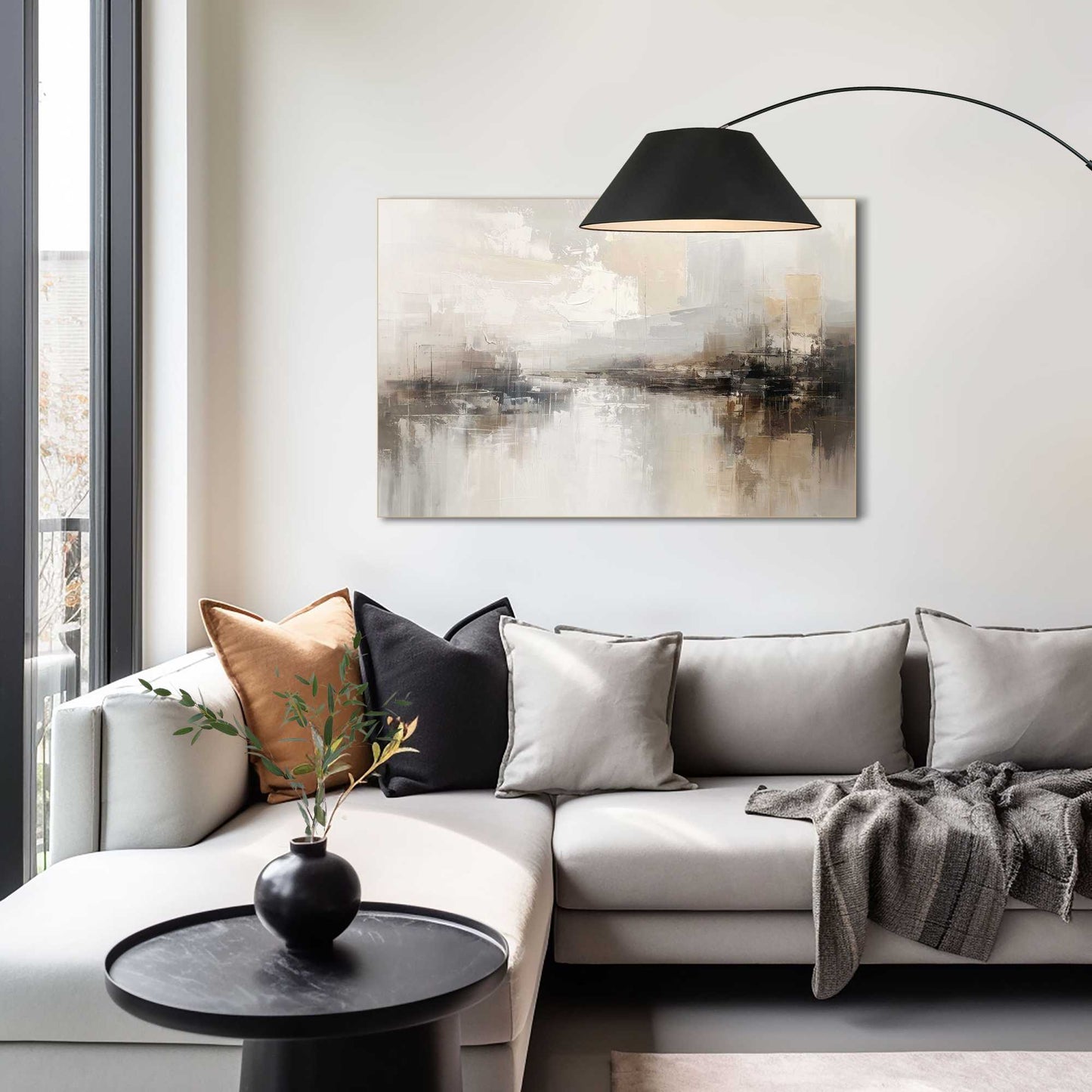 Wall Art Panel Abstract skyline 60x90