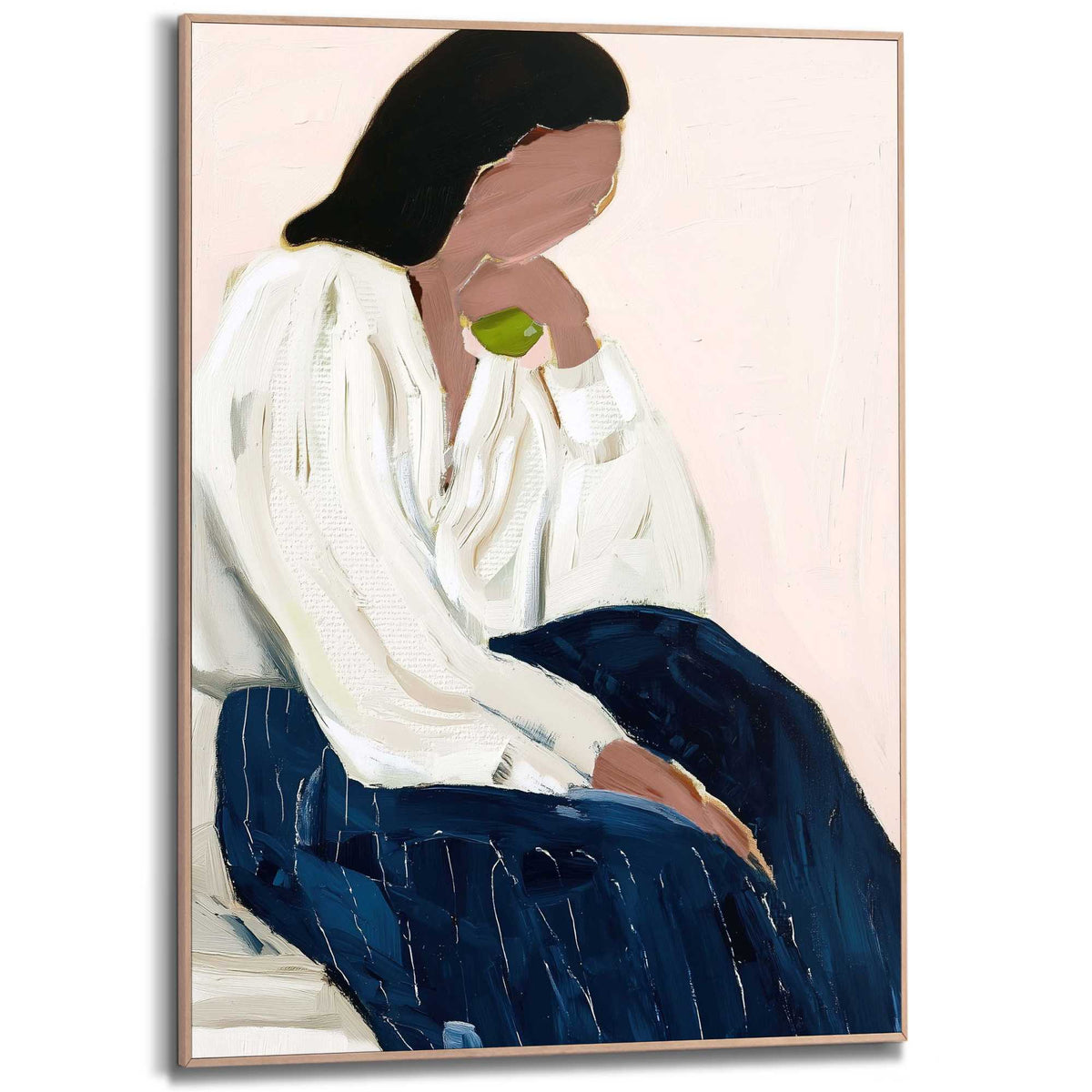 Framed Poster Soft Thoughts 70x50