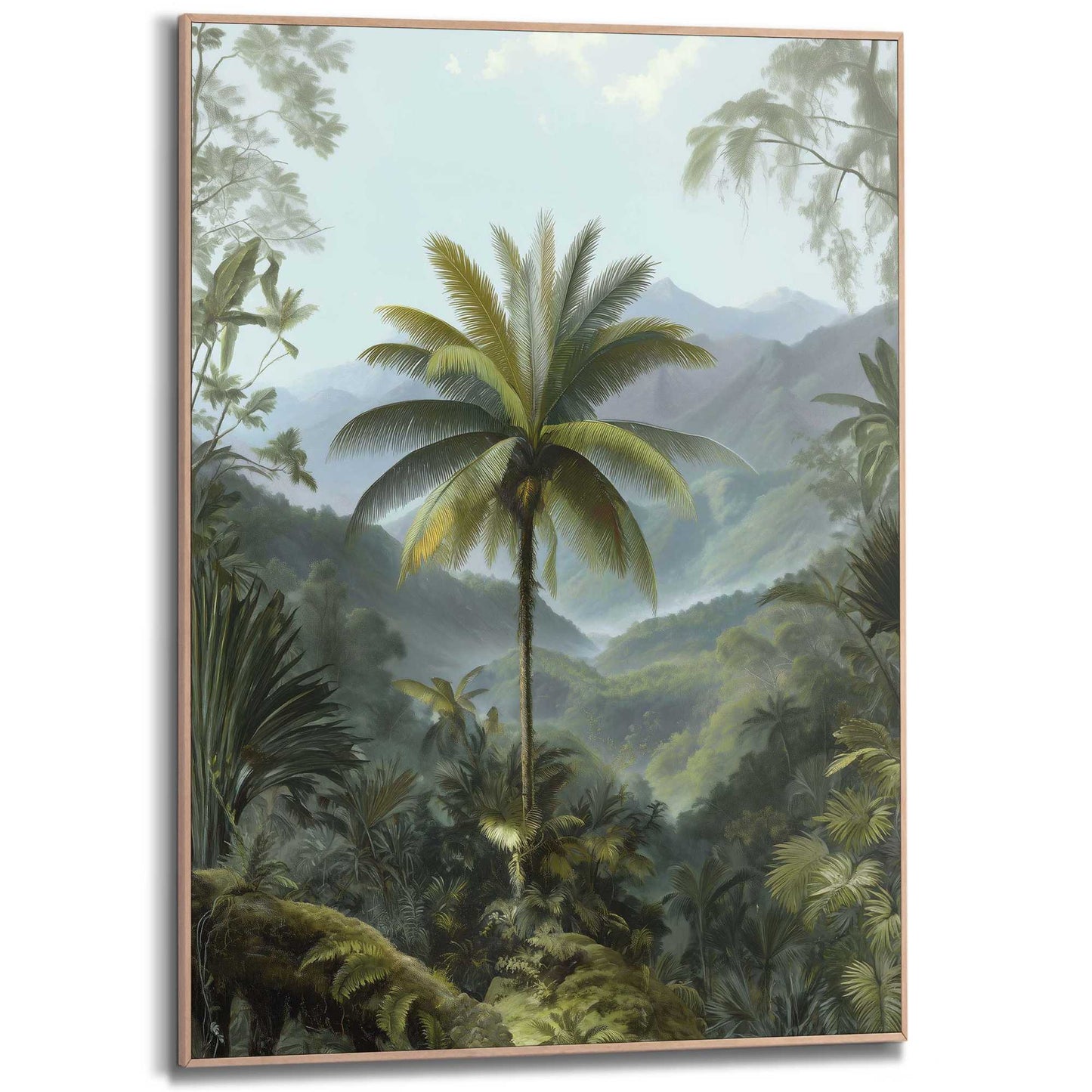Framed Poster Tropical Heights 70x50