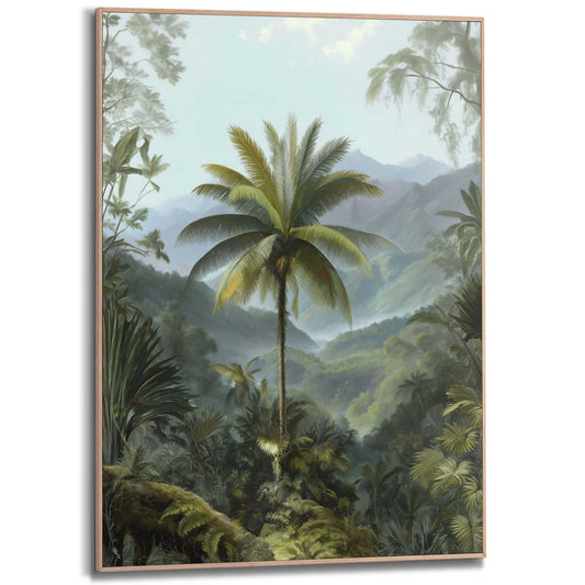 Framed Poster Tropical Heights 70x50