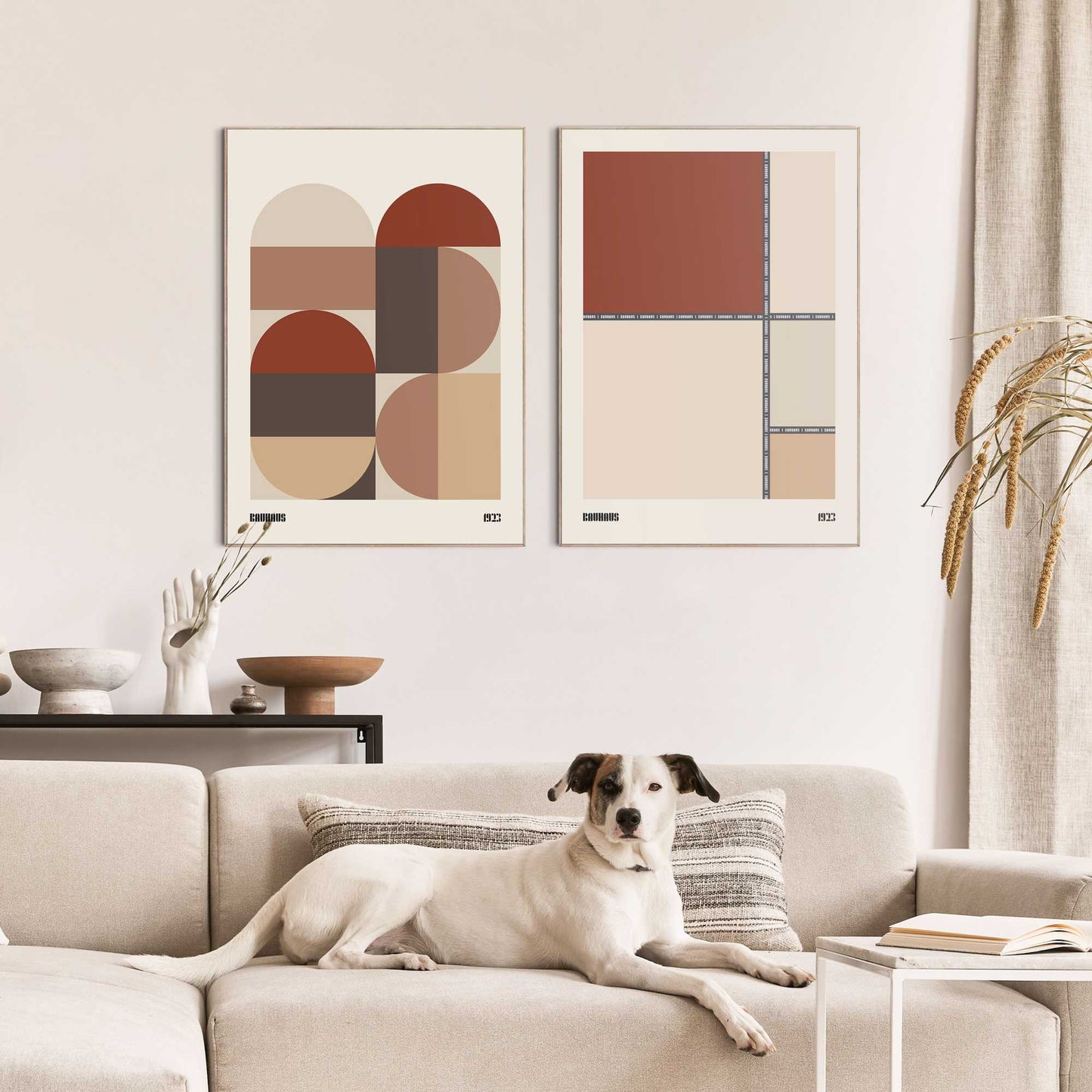 Framed Poster Bauhaus Autumn Set 70x50