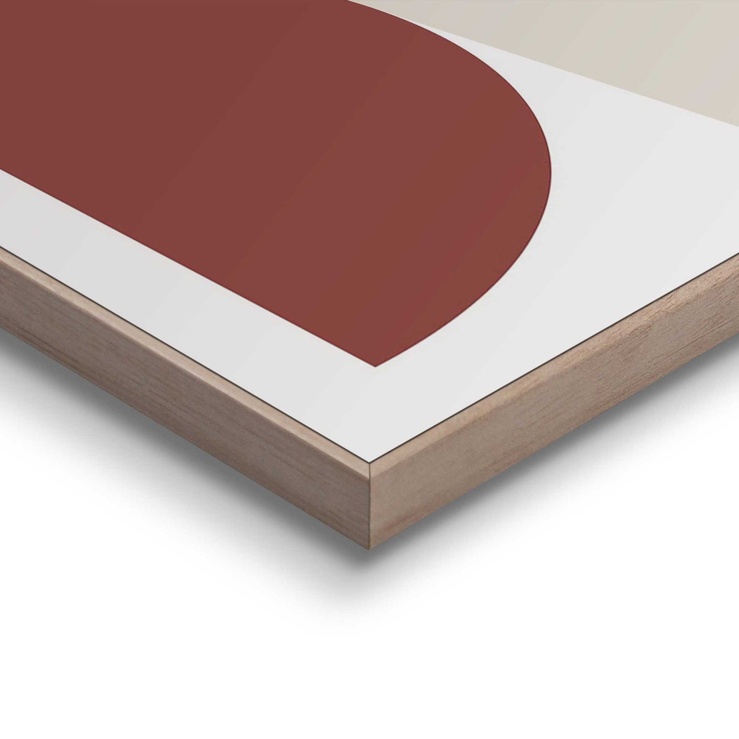 Framed Poster Bauhaus Burgundy Set 70x50