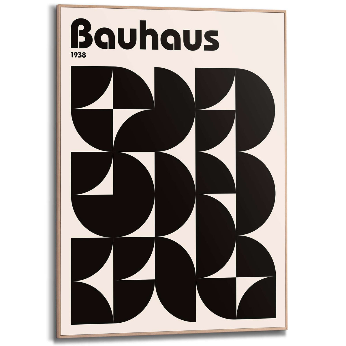 Framed Poster Bauhaus Pattern 70x50