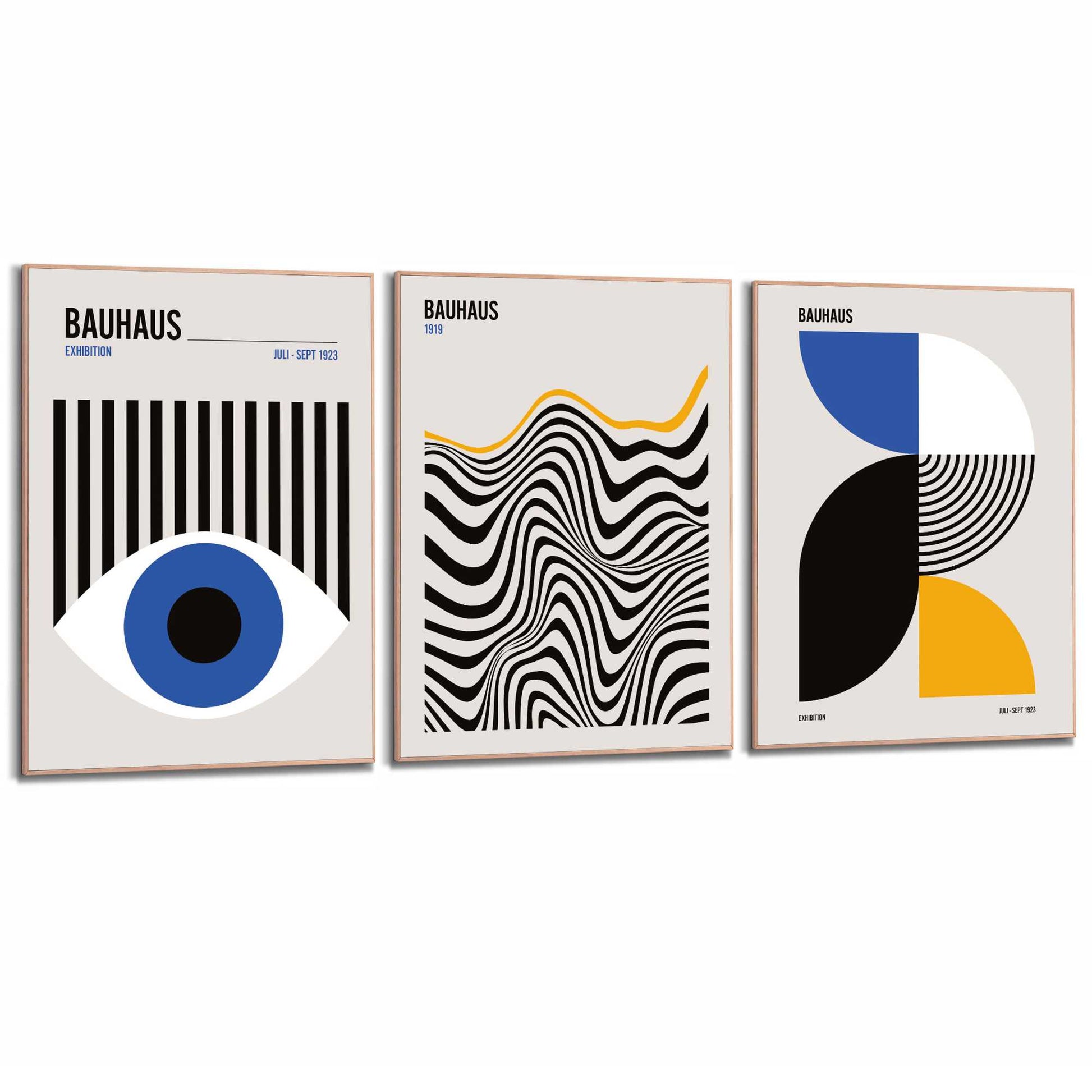 Framed Poster Bauhaus Classy Set 70x50