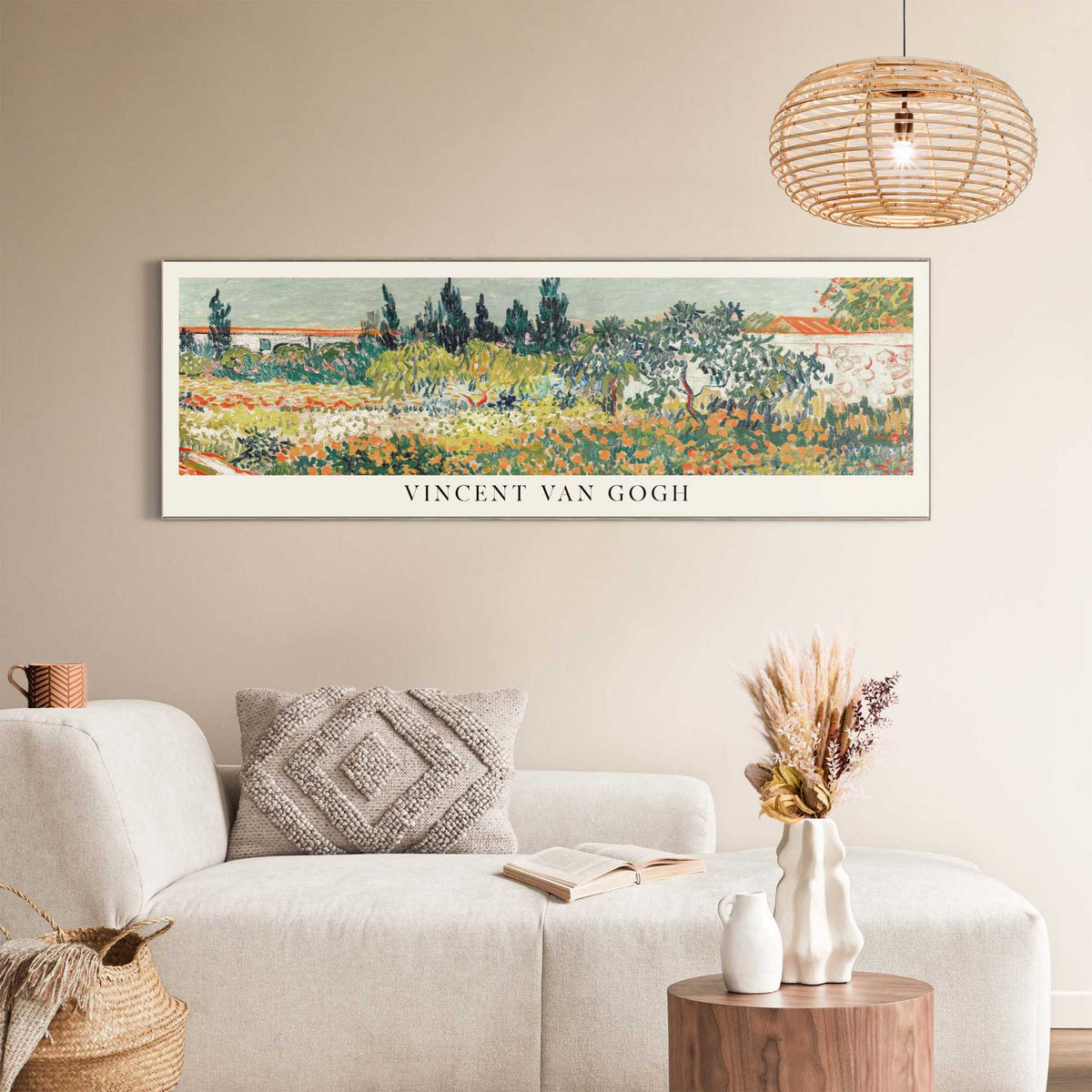 Canvas Van Gogh - Garden des Arles 40x120