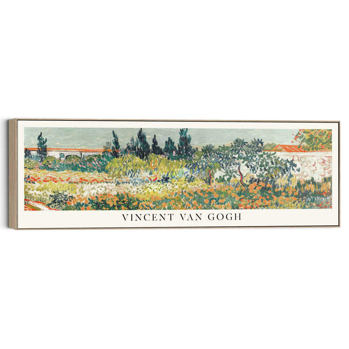 Canvas Van Gogh - Garden des Arles 40x120