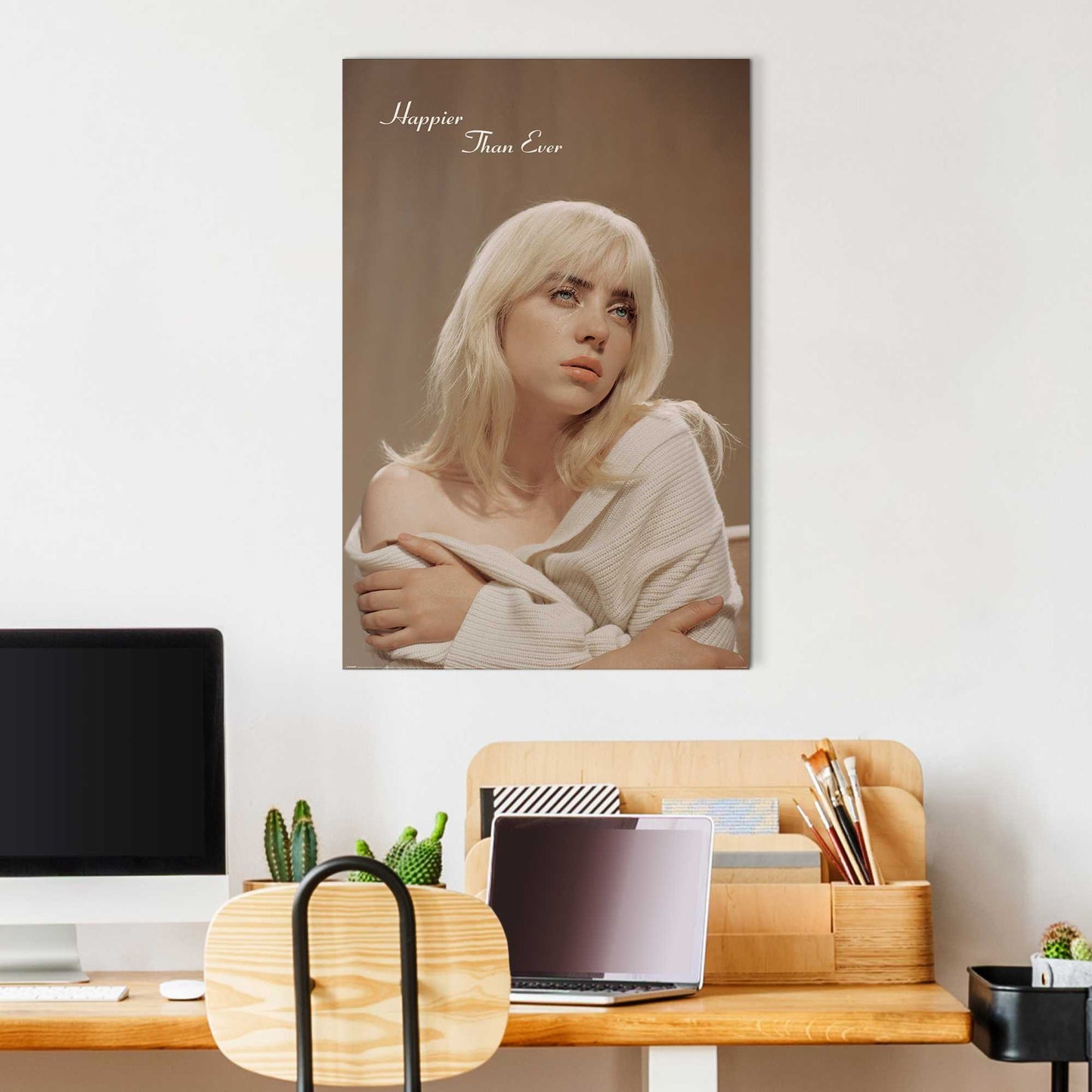 Wall Art Panel Billie Eilish - Happier Than Ever 90x60
