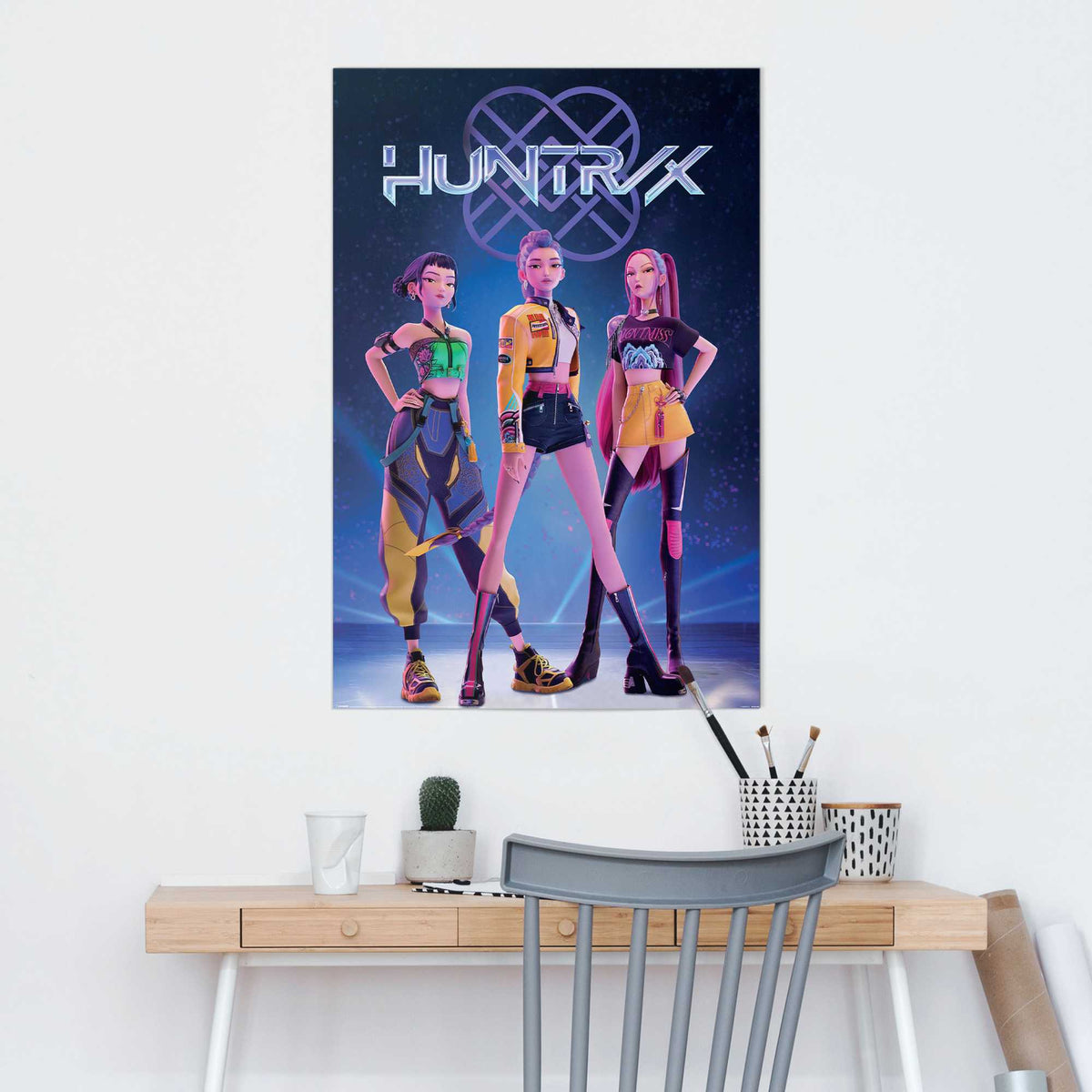 Wall Art Panel K-pop Demon Hunters 90x60