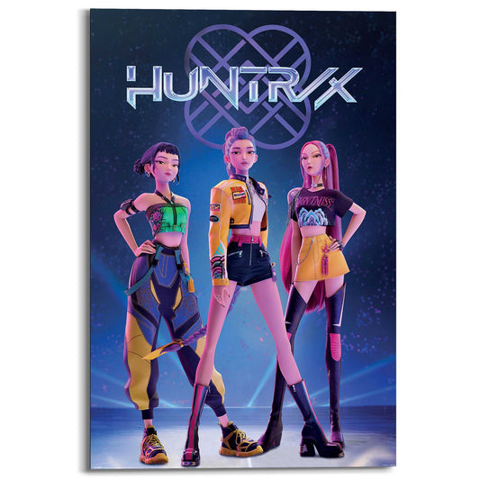 Wall Art Panel K-pop Demon Hunters 90x60