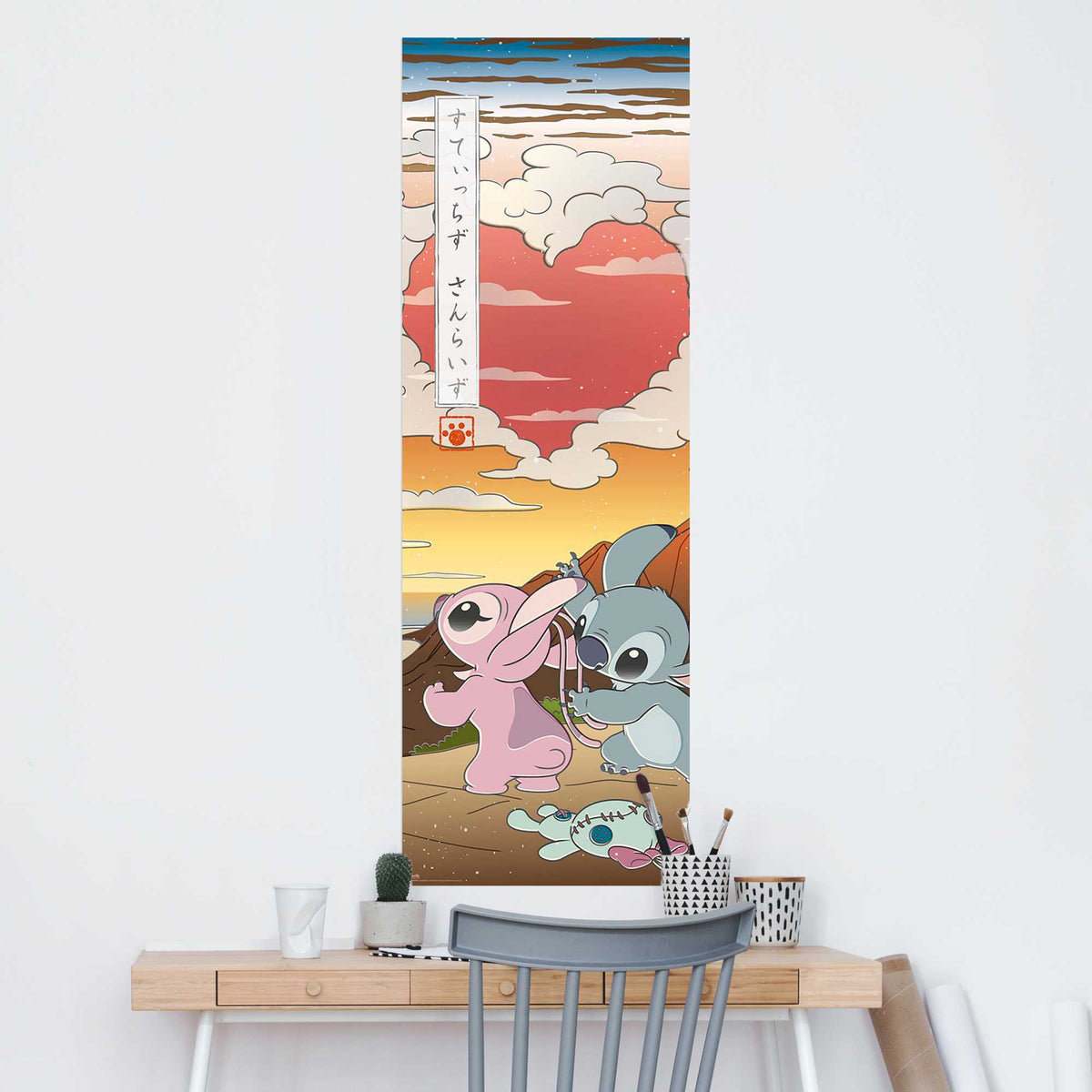 Wall Art Panel Disney Stitch - Japan 156x52