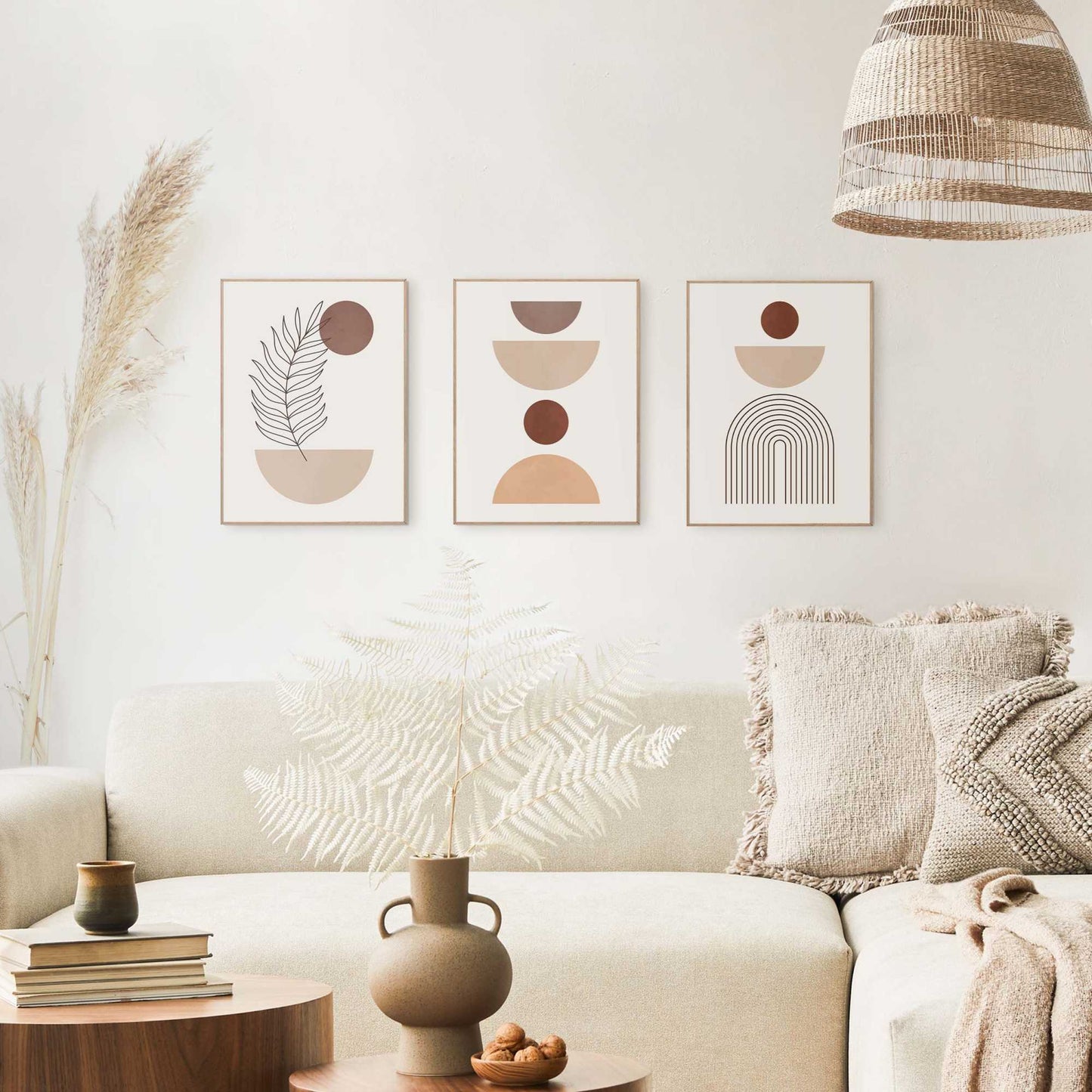 Framed Poster Figures Set 40x30