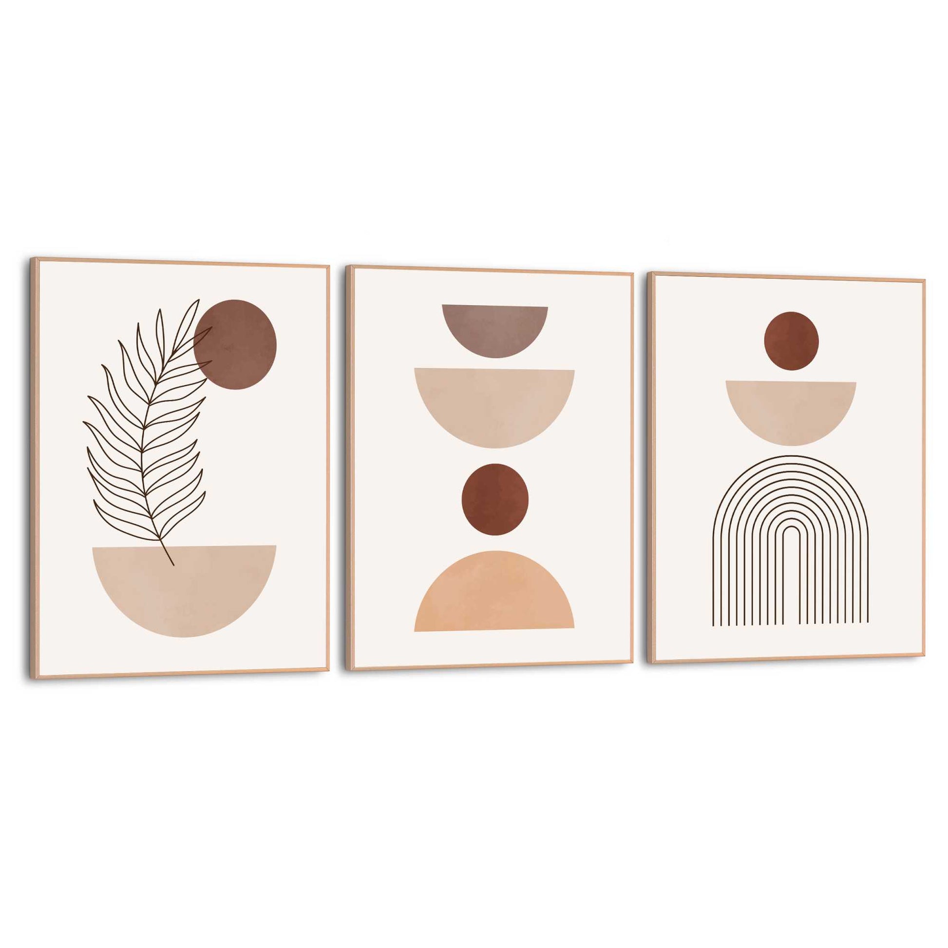 Framed Poster Figures Set 40x30
