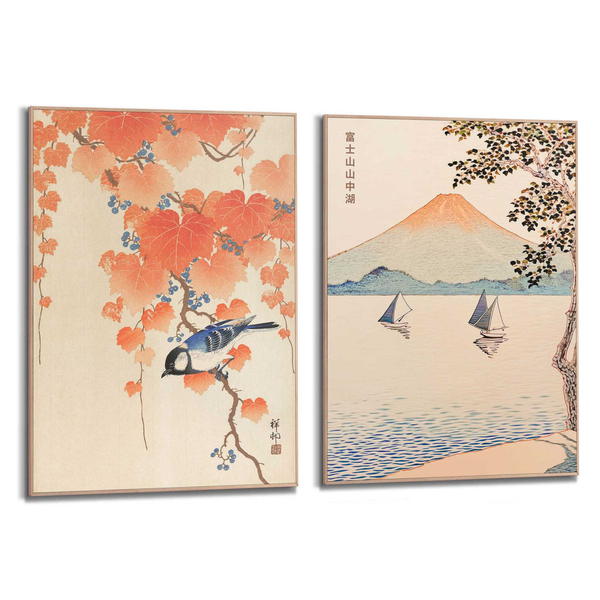 Framed Poster Japandi Set I 70x50