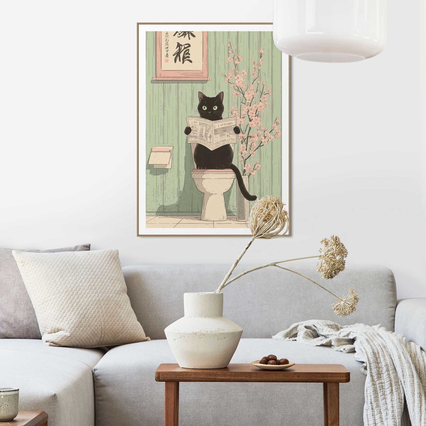 Framed Poster Daily Pause 70x50