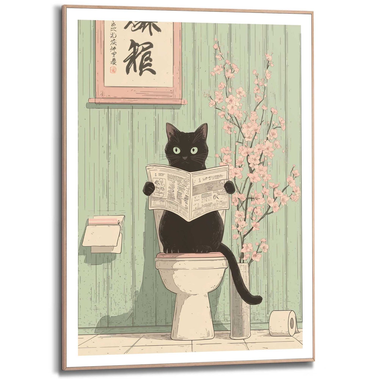 Framed Poster Daily Pause 70x50