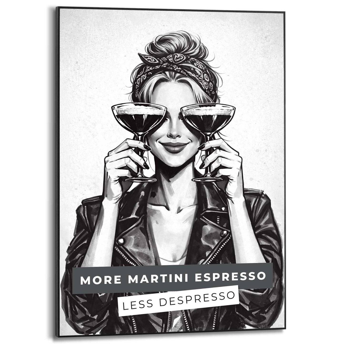 Framed Poster More Espresso 70x50
