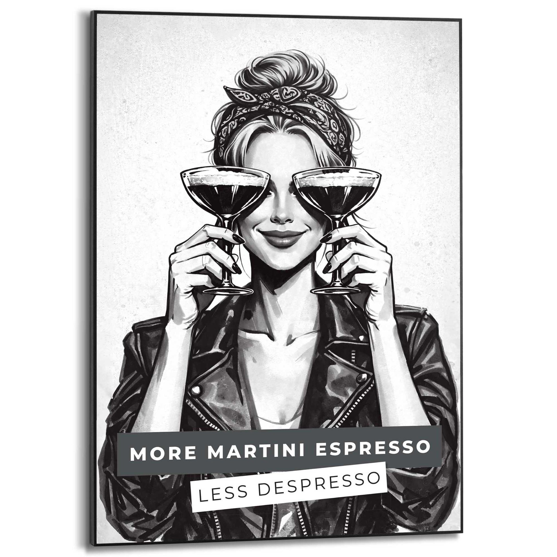 Framed Poster More Espresso 70x50