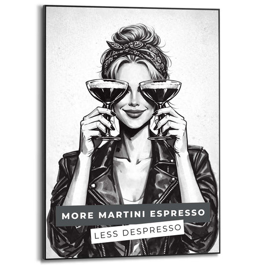 Framed Poster More Espresso 70x50