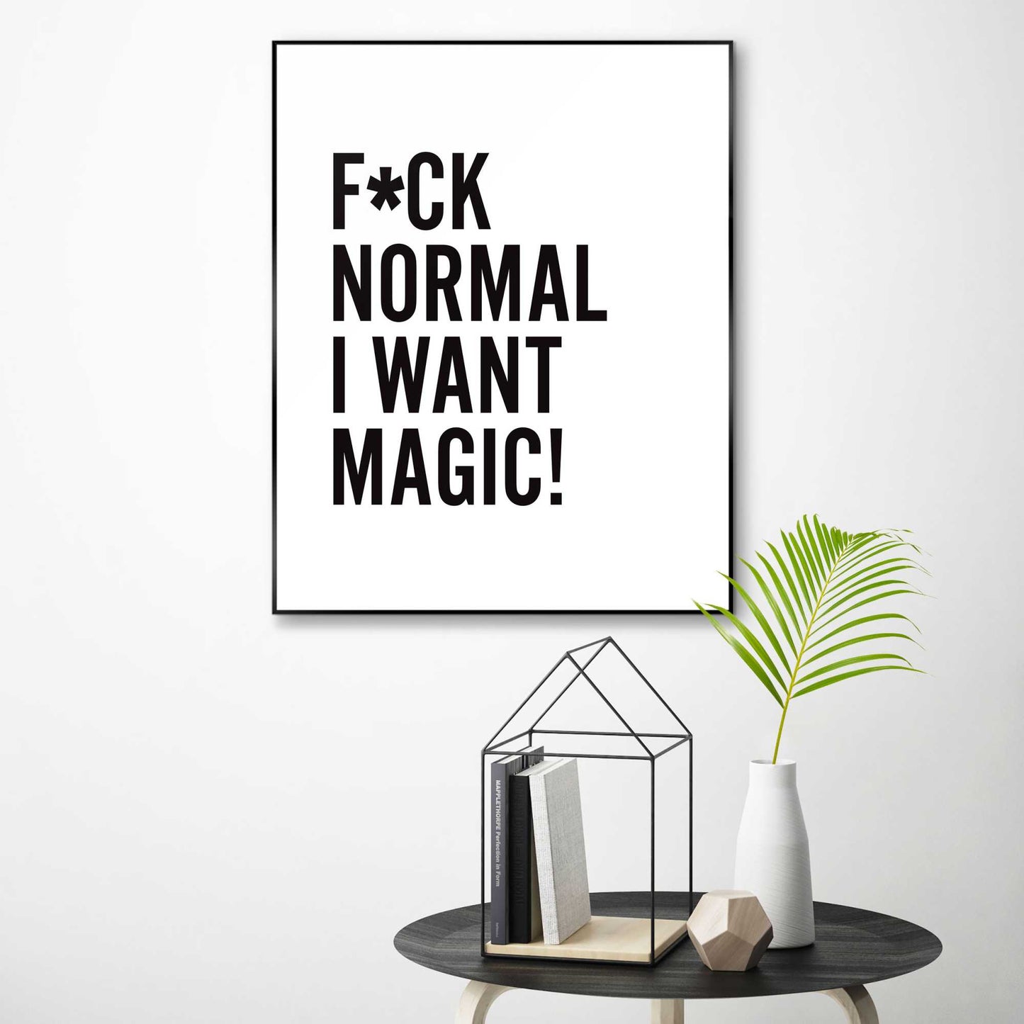 Framed Poster Magic or Normal 50x40