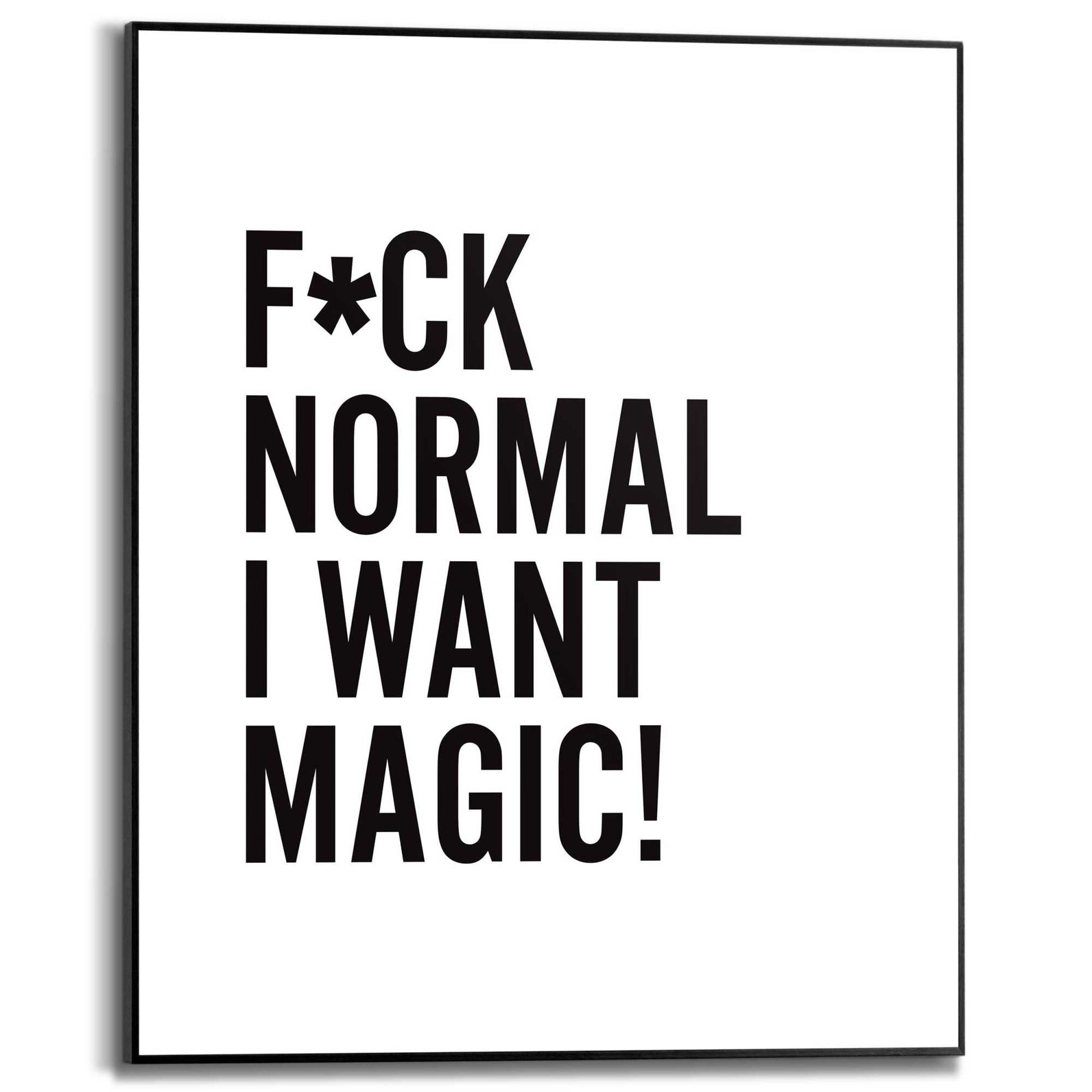 Framed Poster Magic or Normal 50x40