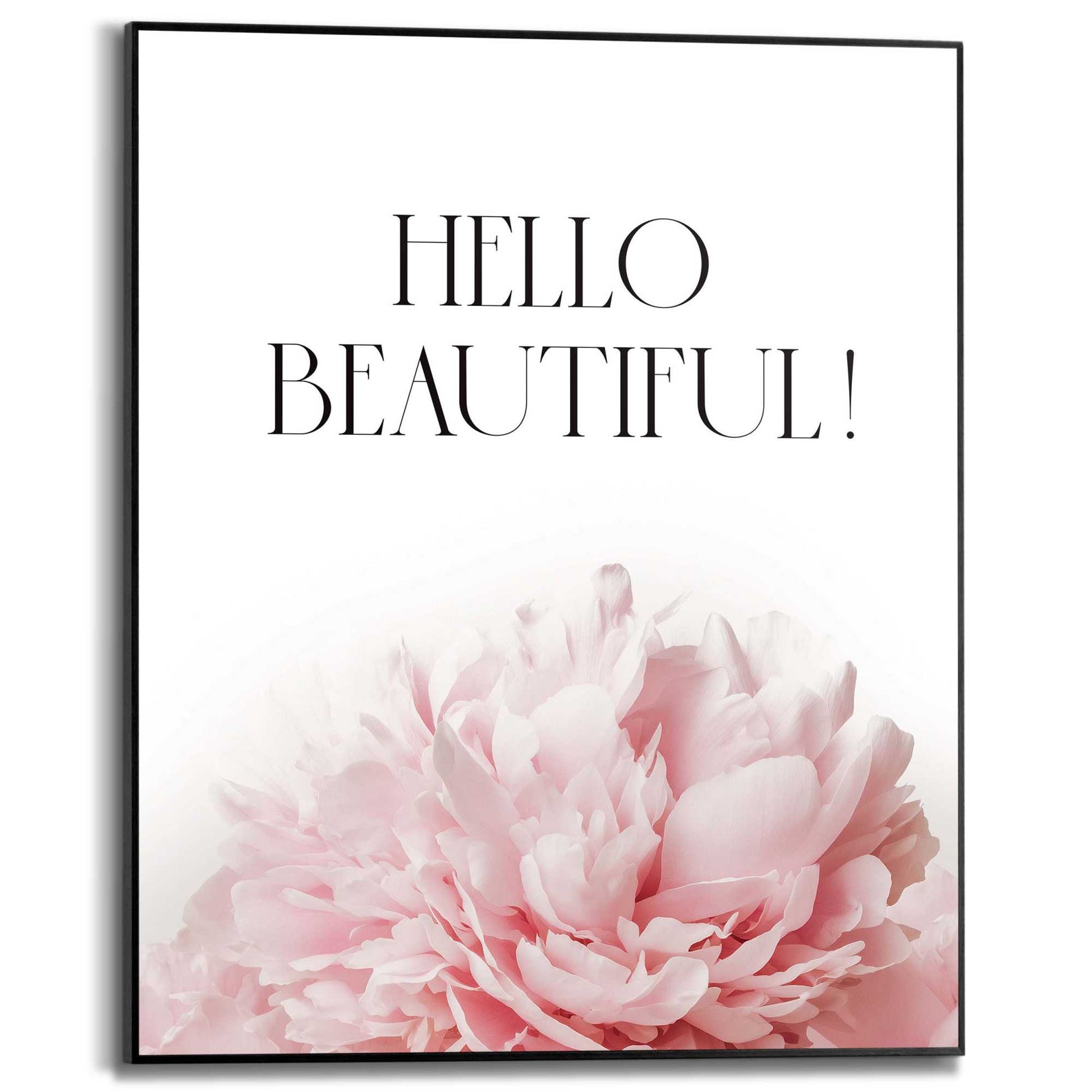 Framed Poster Hello 50x40