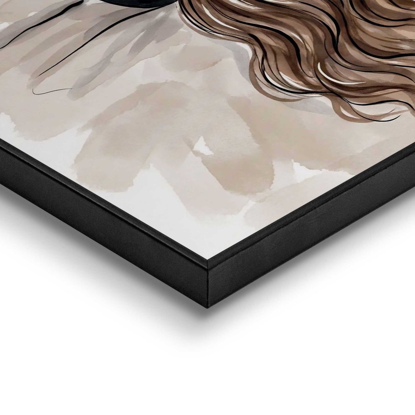 Framed Poster Girl Readings 50x40