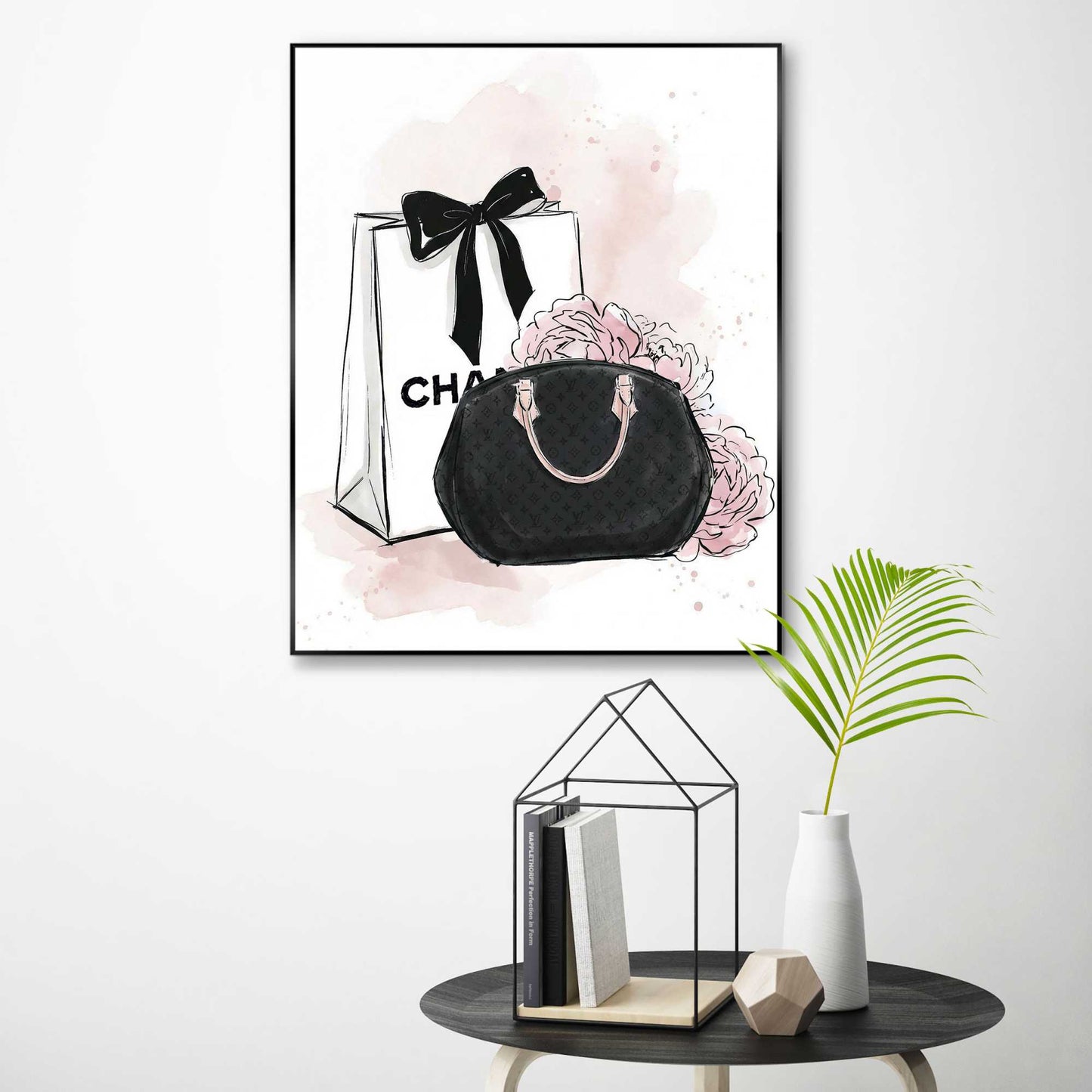 Framed Poster Fashion Bags 50x40