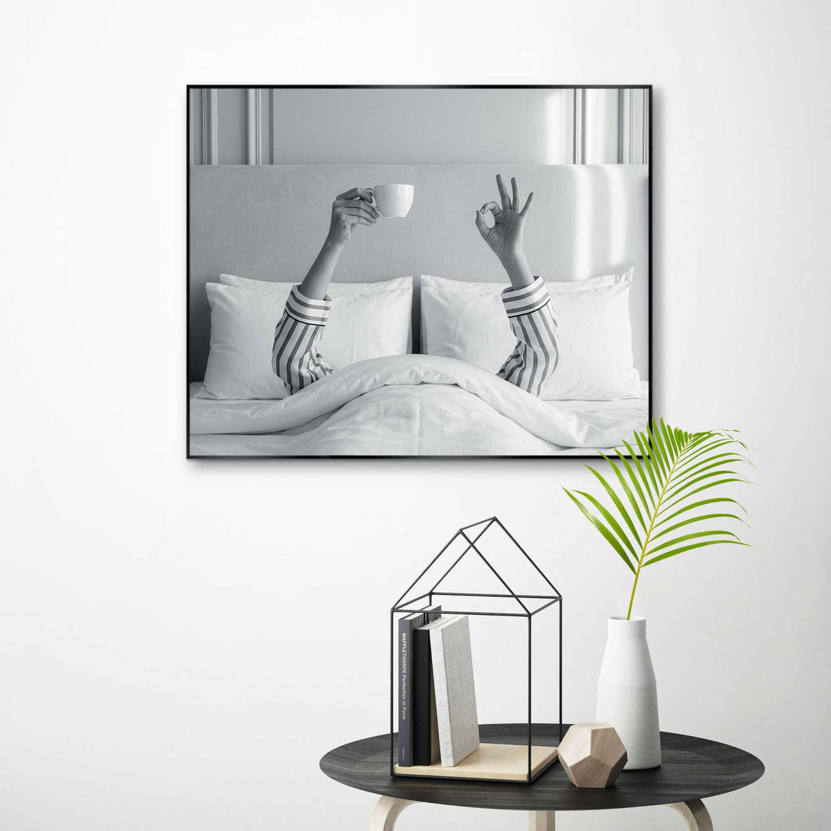 Framed Poster Top Coffee 40x50