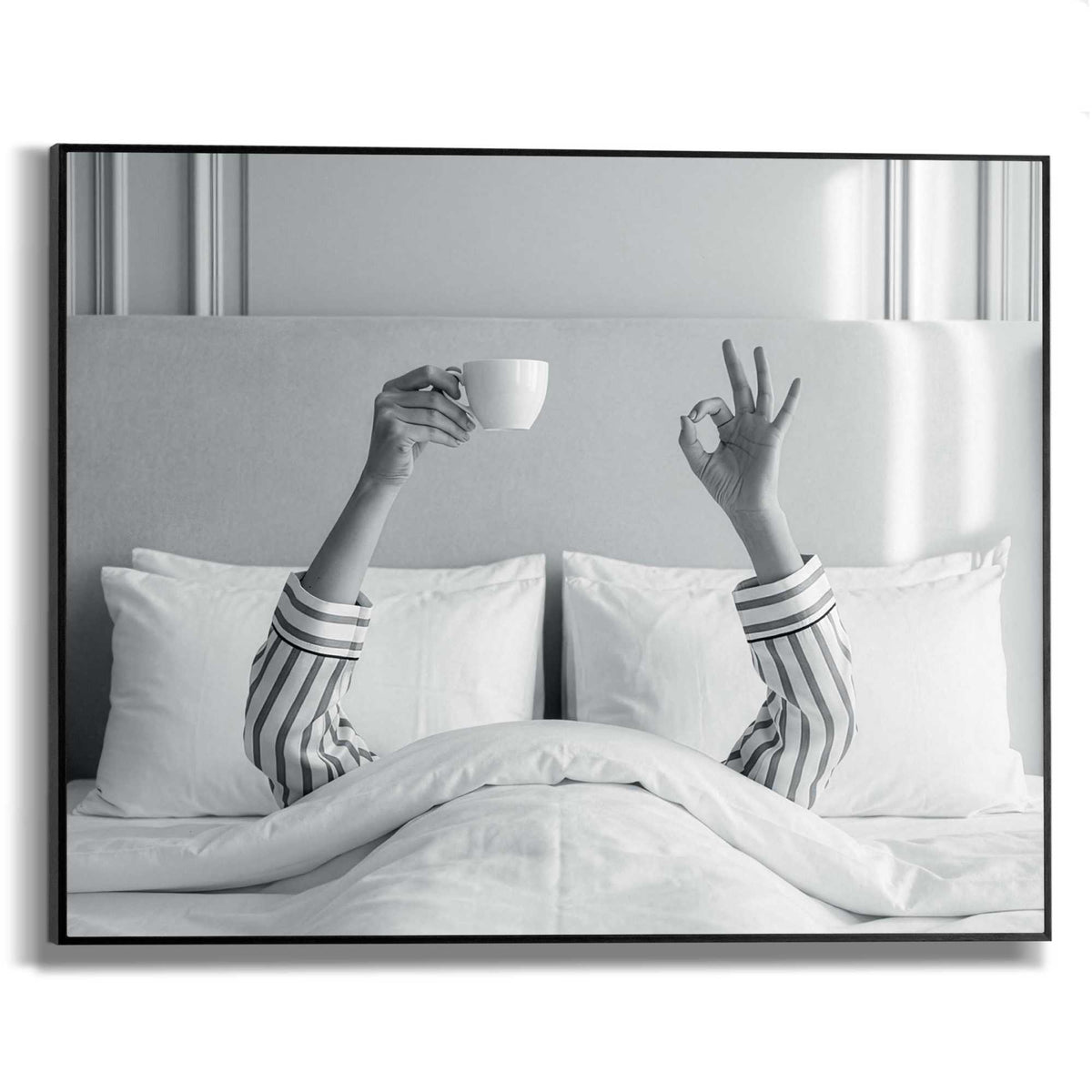 Framed Poster Top Coffee 40x50