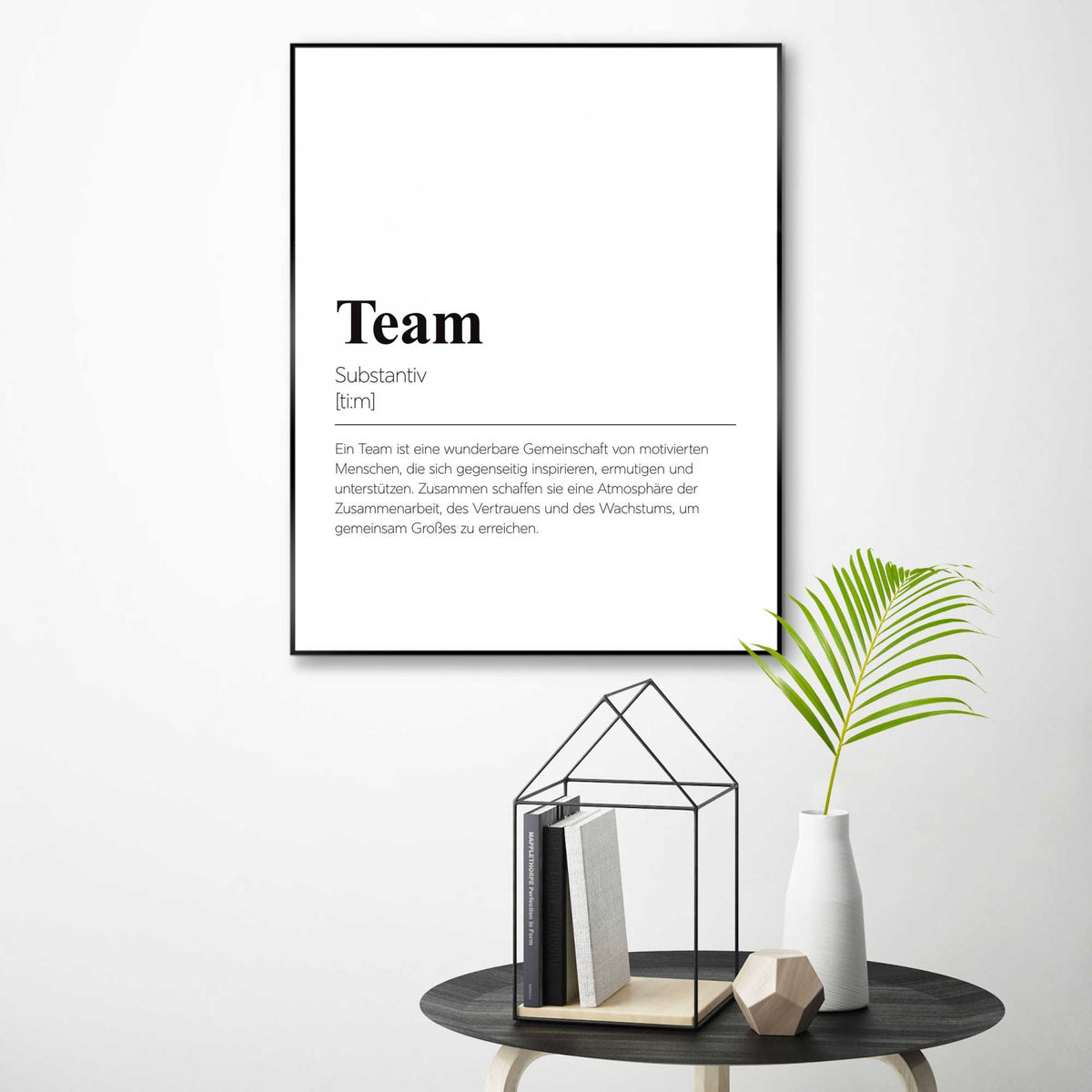 Framed Poster Das Team 50x40