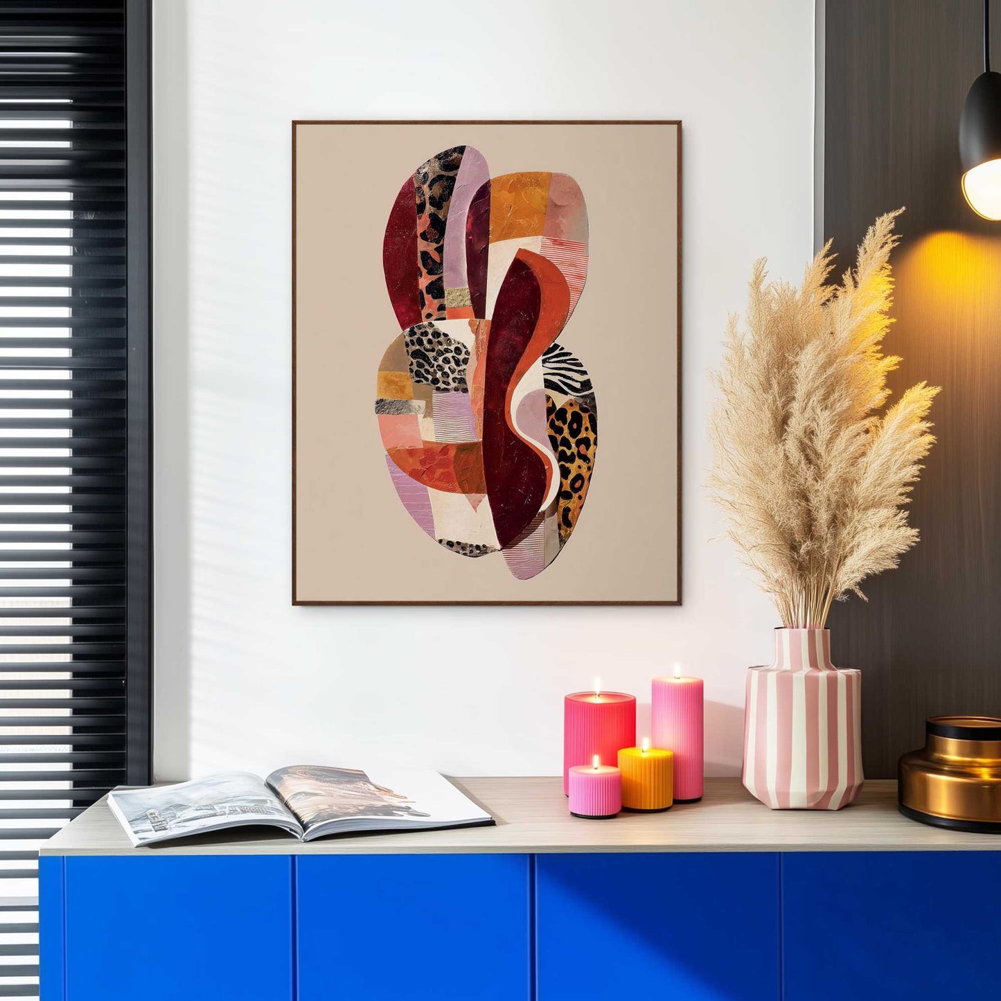 Framed Poster Natural Patterns 50x40