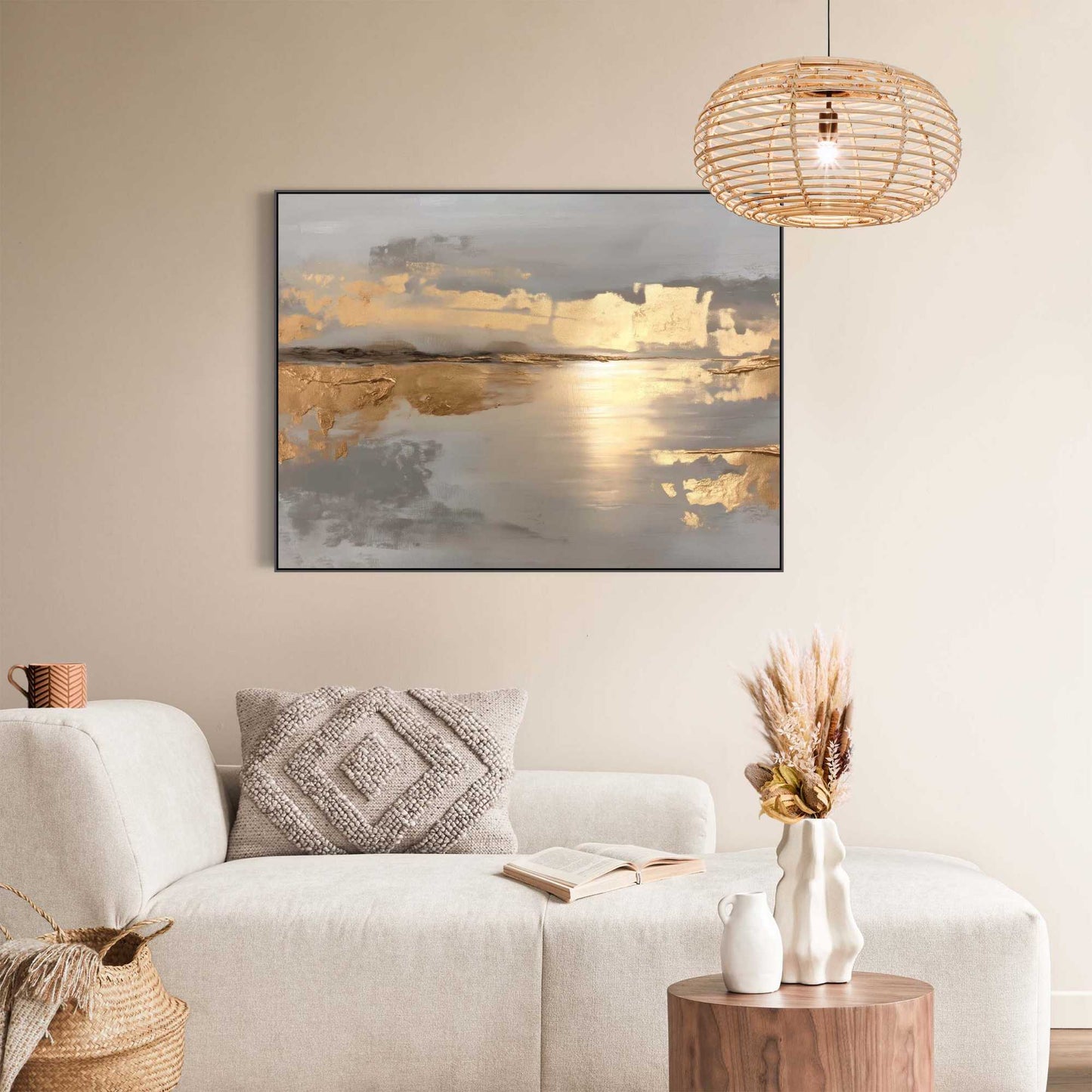 Framed Art Box Warm Horizon 60x80